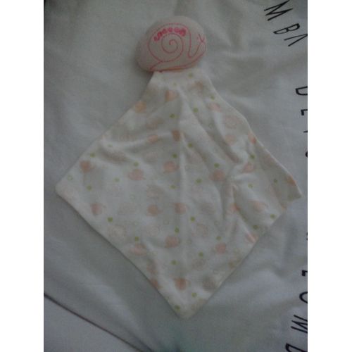 Doudou Escargot Rose Plat Cocoon La Redoute