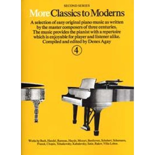 More Classics To Moderns: Bk