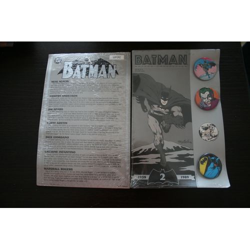 Dc Comics Batman / Bat-Man Plaquette De 4 Badges De 1989 Série N° 2 Sous Blister