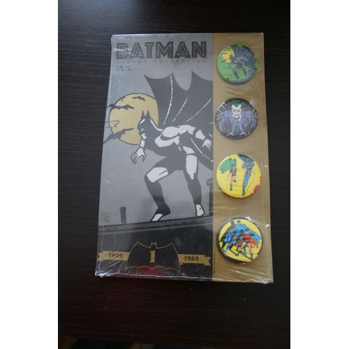 Dc Comics Batman / Bat-Man Plaquette De 4 Badges De 1989 Série N° 1 Sous Blister