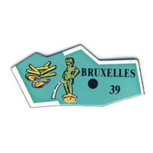 Magnet Le Gaulois - Europe - N° 39 "Bruxelles"