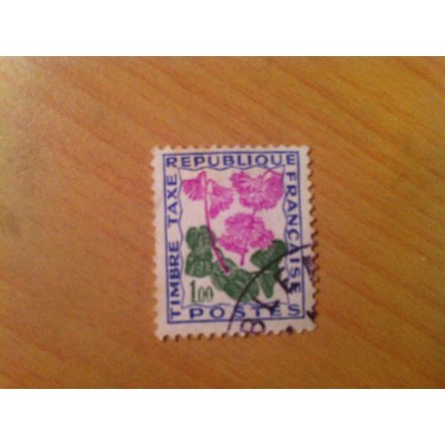 Timbre Taxe Oblitérée N°102