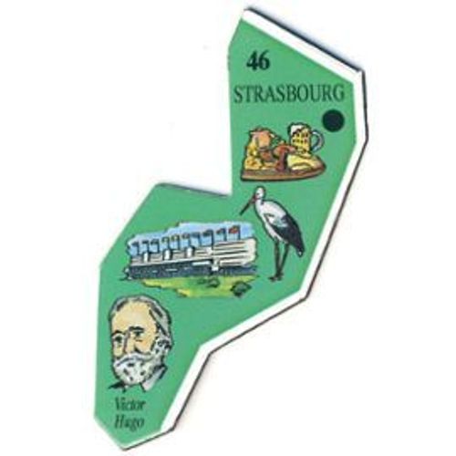 Magnet Le Gaulois - Europe - N° 46 "Strasbourg"