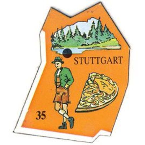 Magnet Le Gaulois - Europe - N° 35 "Stuttgart"