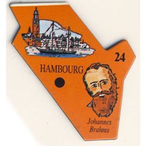 Magnet Le Gaulois - Europe - N° 24 "Hambourg"