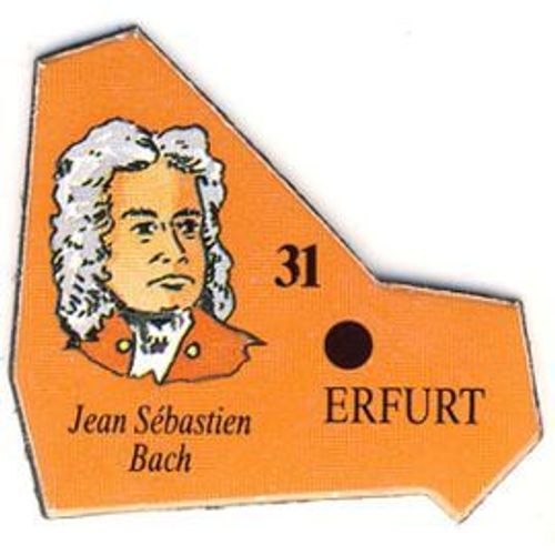 Magnet Le Gaulois - Europe - N° 31 "Erfurt"