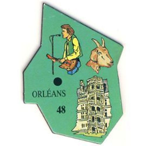 Magnet Le Gaulois - Europe - N° 48 "Orléans"