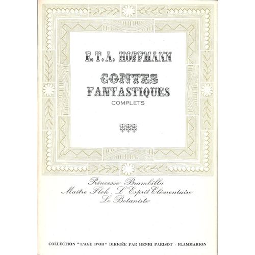 Contes Fantastiques Complets  -  3 Volumes