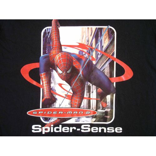 T-Shirt Spider-Man, Noir À Manches Courtes, Taille 10 Ans