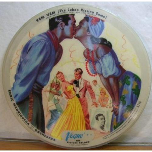 Picture Disc . Mujercita - Vem Vem (The Cuban Kissina Game)