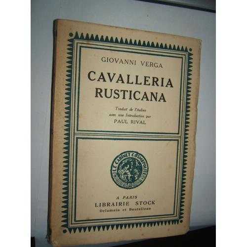 Cavalleria Rusticana.