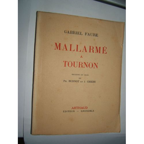 Mallarmé À Tournon
