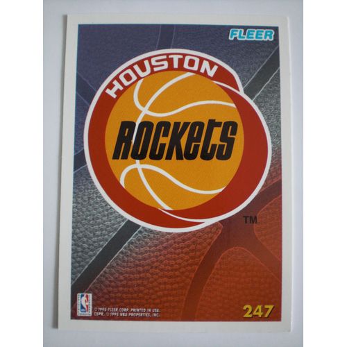 Houston Rockets - Fleer 94-95 - N°247