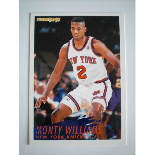 Monty Williams - Fleer 94-95 - N°162