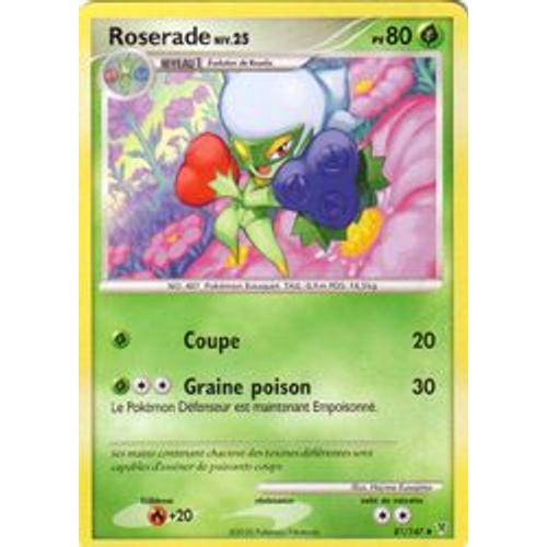 Roserade Niv 25 Pv 80