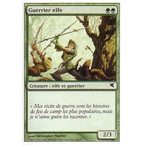 Carte Magic - Guerrier Elfe - Vf