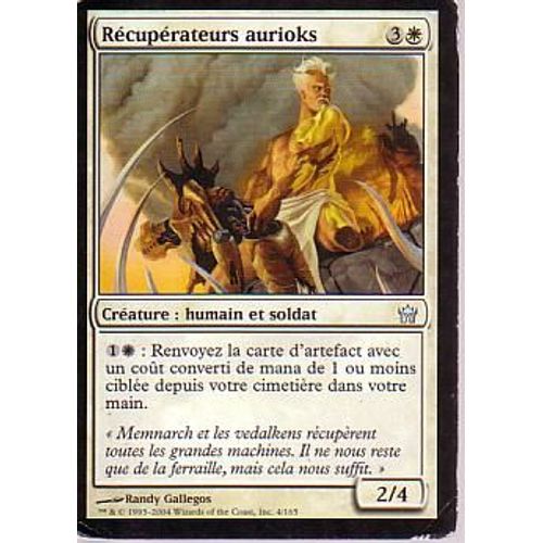 Récupérateurs Aurioks  - Magic Mtg - Cinquième Aube 4 - U