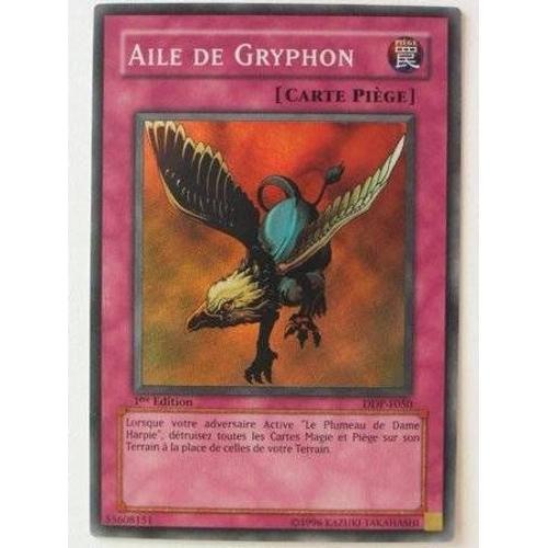 Carte Yu-Gi-Oh! "Aile De Gryphon" Super Rare Ddp-F050
