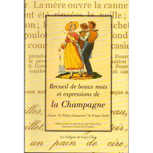 Recueil De Beaux Mots Et Expressions De La Champagne