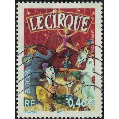 France 2002 Oblitéré Used Europa Le Cirque Y&t Fr 3466 Su