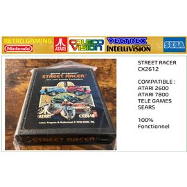 Street Racer Cx2612 Compatible : Atari 2600 Atari 7800 Tele Games Sears 100% Fonctionnel