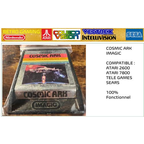 Cosmic Ark Imagic Compatible : Atari 2600 Atari 7800 Tele Games Sears 100% Fonctionnel