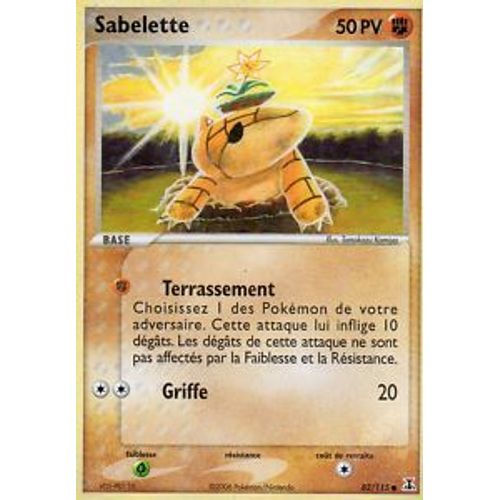 Sabelette (82/113) 50pv - Ex Especes Delta