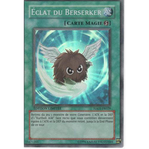 Carte Yu-Gi-Oh! "Éclat Du Berserker" Super Rare Ha01-Fr029