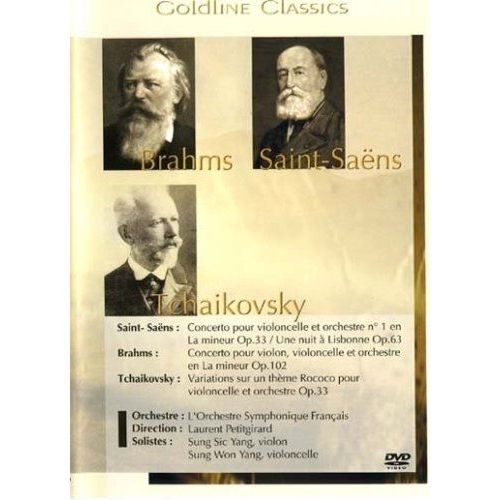 Saint-Saens : Concerto Pour Violoncelle Et Orchestre N.1 En La Mineur Op. 33 - Une Nuit A Lisbonne Op. 63 / Brahms: Double Concerto V/Vc Op.102