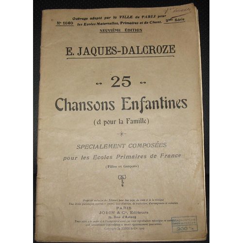 25 Chansons Enfantines ( Et Pour La Famille )