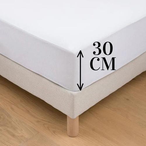 Protége Matelas Alése 90 X 190 Cm Imperméable Anti-Acariens Bonnet 30 Cm