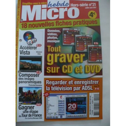 Micro Hebdo Hors Série 21  - 18 Nouvelles Fiches