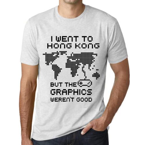Homme Tee-Shirt Je Suis Allé À Hong Kong Mais Les Graphiques N'étaient Pas Bons - I Went To Hong Kong But The Graphics Weren?T Good - T-Shirt Graphique Éco-Responsable Vintage Cadeau Nouveauté