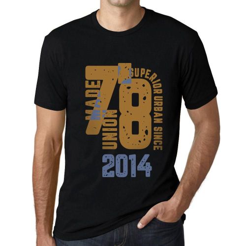 Homme Tee-Shirt Un Style Urbain Supérieur Depuis 2014 - Superior Urban Style Since 2014 - 10 Ans T-Shirt Graphique Idée Cadeau 10e Anniversaire Vintage Année 2014 Nouveauté