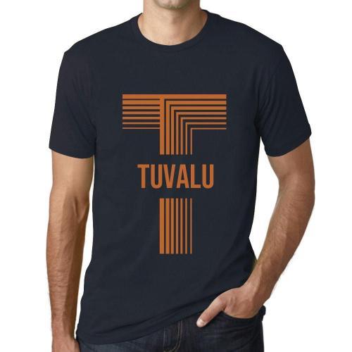 Homme Tee-Shirt Tuvalu T-Shirt Graphique Éco-Responsable Vintage Cadeau Nouveauté