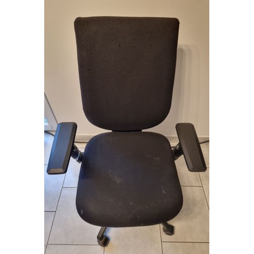 Chaise De Bureau Noir En Tissu