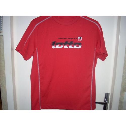 T-Shirt Lotto Manches Courtes T L