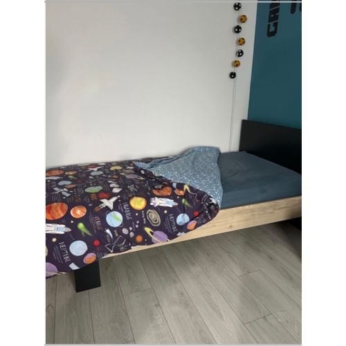 Lit Simple Avec Sommier 90x190cm