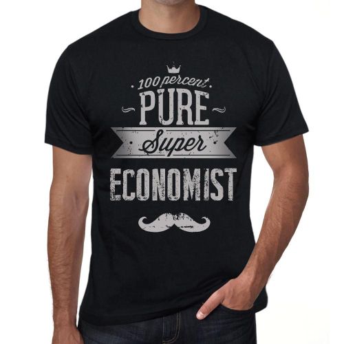 Homme Tee-Shirt 100% Pur Super Économiste - 100% Pure Super Economist - T-Shirt Graphique Éco-Responsable Vintage Cadeau Nouveauté