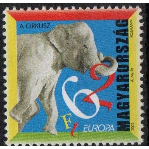 Hongrie Timbre Europa 2002