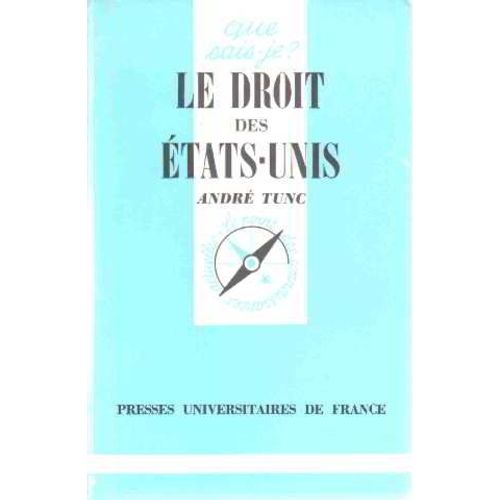 Le Droit Des Etats-Unis