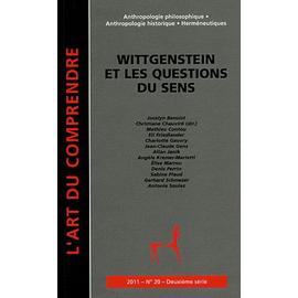 L art Du Comprendre N 20 Juillet 2011 Wittgenstein Et Les