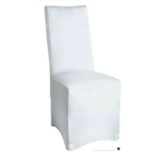 Beautissu Housse De Chaise Louna 45-90 Blanc -5 Housse