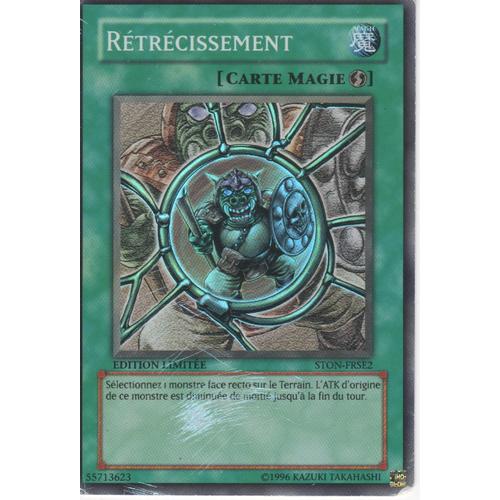 Carte Yu-Gi-Oh! "Rétrécissement" Super Rare Ston-Frse2