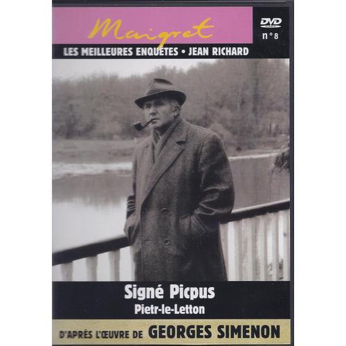 Les Meilleures Enquêtes Maigret N°8 - Signé Picpus - Pietr Le Letton