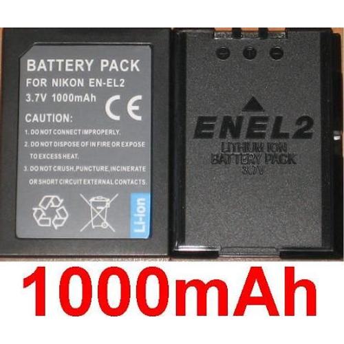 Batterie 1000mAh Pour NIKON COOLPIX 3500 COOLPIX SQ