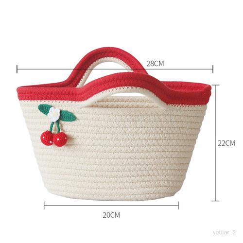 Sac Fourre-Tout En Crochet En Coton, Pochette Pour Enfants En Et