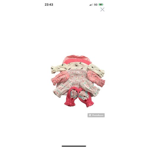 Lot De Body/Chaussons Bébé Fille