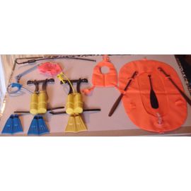 Lot D'accessoires Big Jim Plongée & Sauvetage En Mer 1972