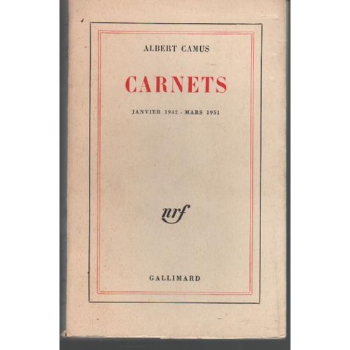 Carnets (Janvier 1942 - Mars 1951)